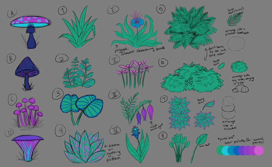 Plant Decorations Concept